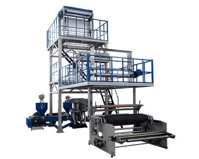 PE heat shrinkable film blowing machine